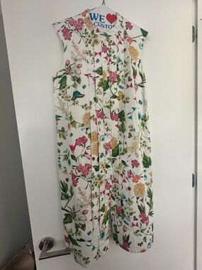 Molly Moorkamp Perry Dress in Devonshire Floral Size 8 TALL